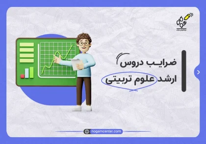 ضرایب دروس ارشد علوم تربیتی